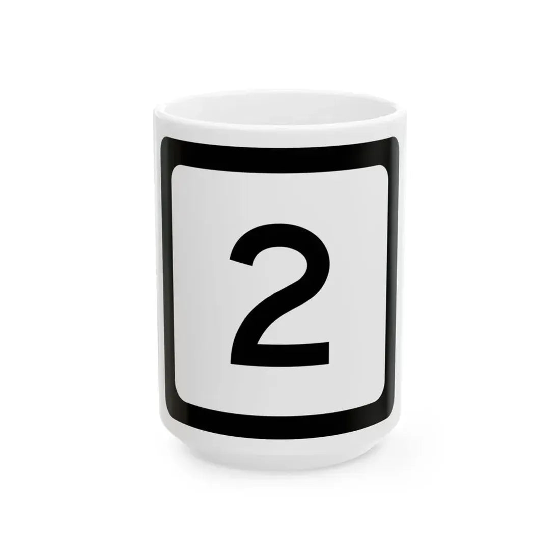 WV-2 (Virginia) (Road Sign) White Coffee Mug 15oz - Go Mug Yourself