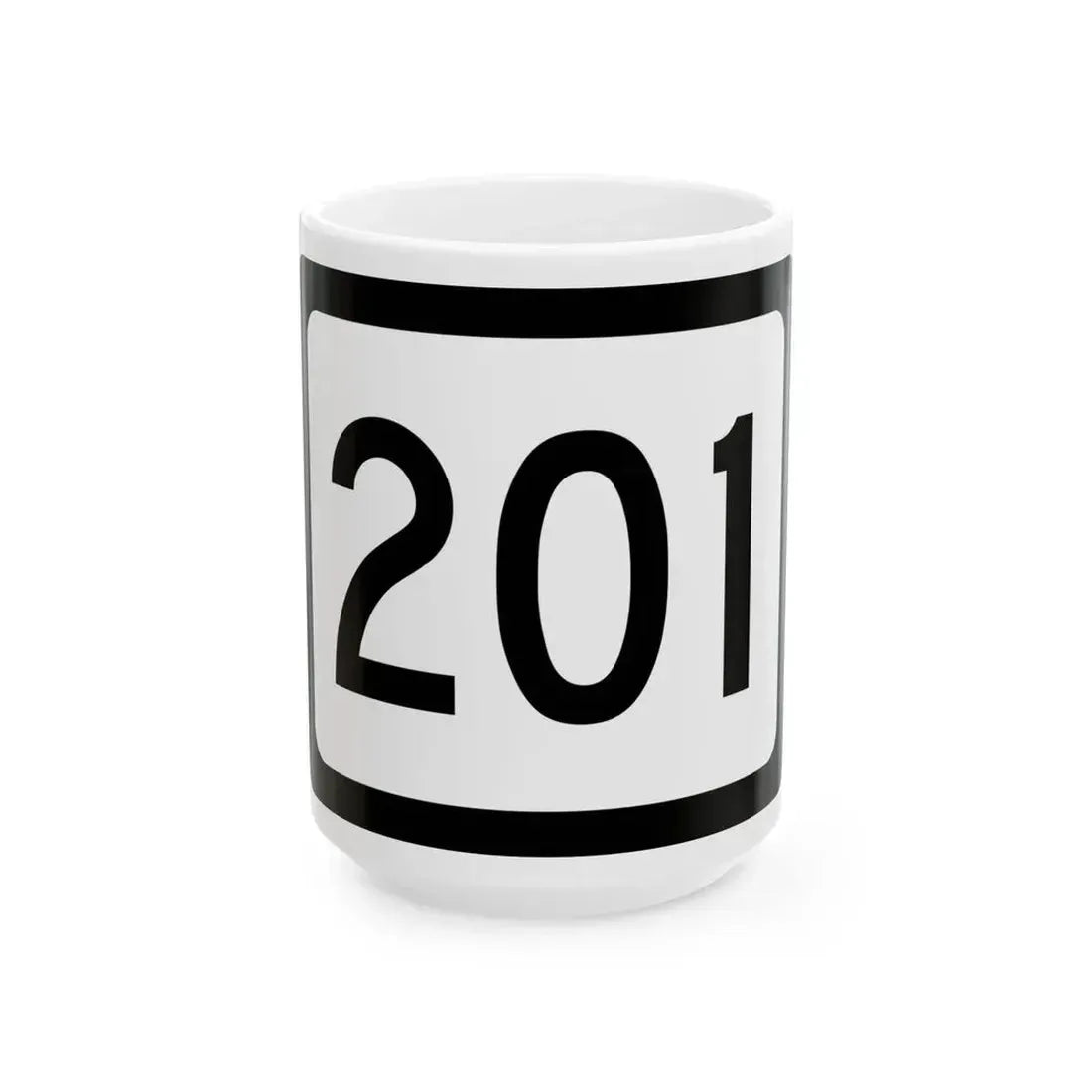 WV-201 (Virginia) (Road Sign) White Coffee Mug 15oz - Go Mug Yourself