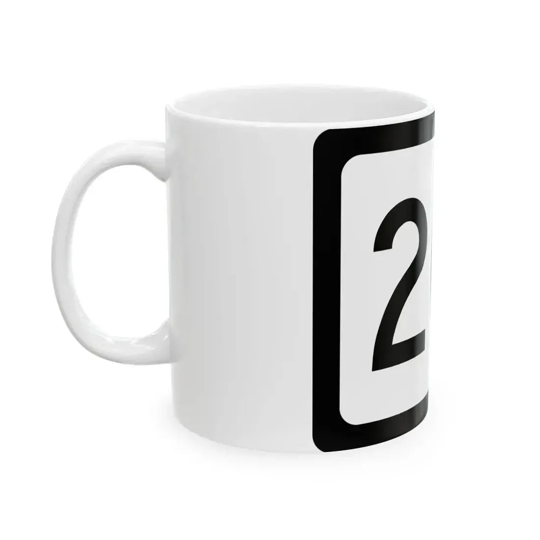 WV-201 (Virginia) (Road Sign) White Coffee Mug - Go Mug Yourself