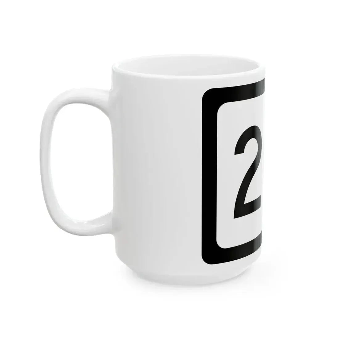 WV-201 (Virginia) (Road Sign) White Coffee Mug - Go Mug Yourself