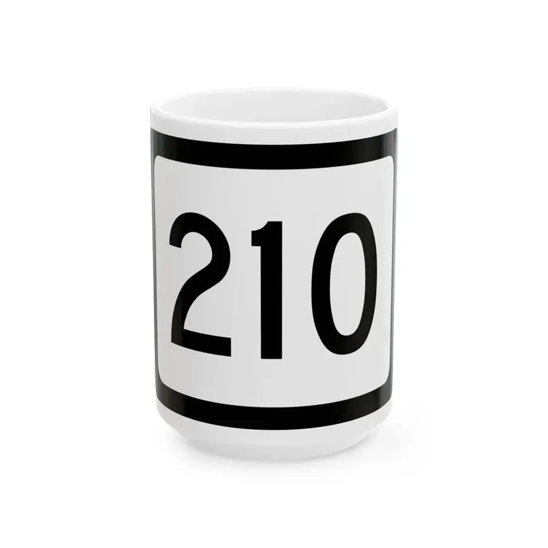 WV-210 (Virginia) (Road Sign) White Coffee Mug 15oz - Go Mug Yourself