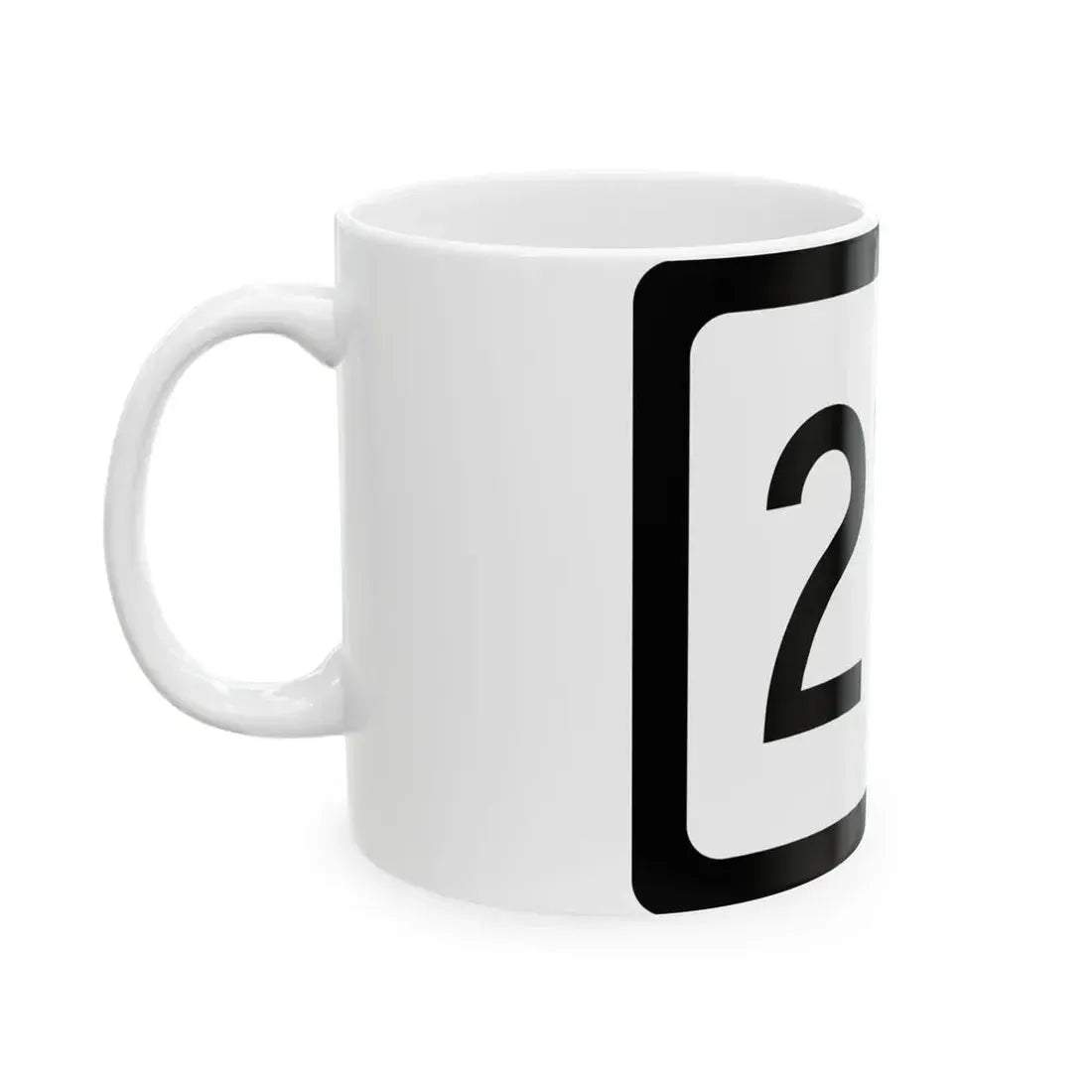 WV-210 (Virginia) (Road Sign) White Coffee Mug - Go Mug Yourself