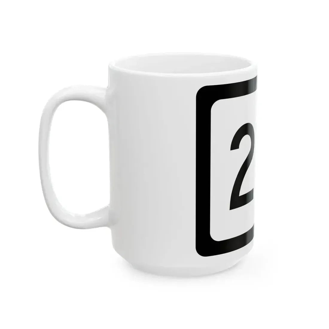 WV-210 (Virginia) (Road Sign) White Coffee Mug - Go Mug Yourself