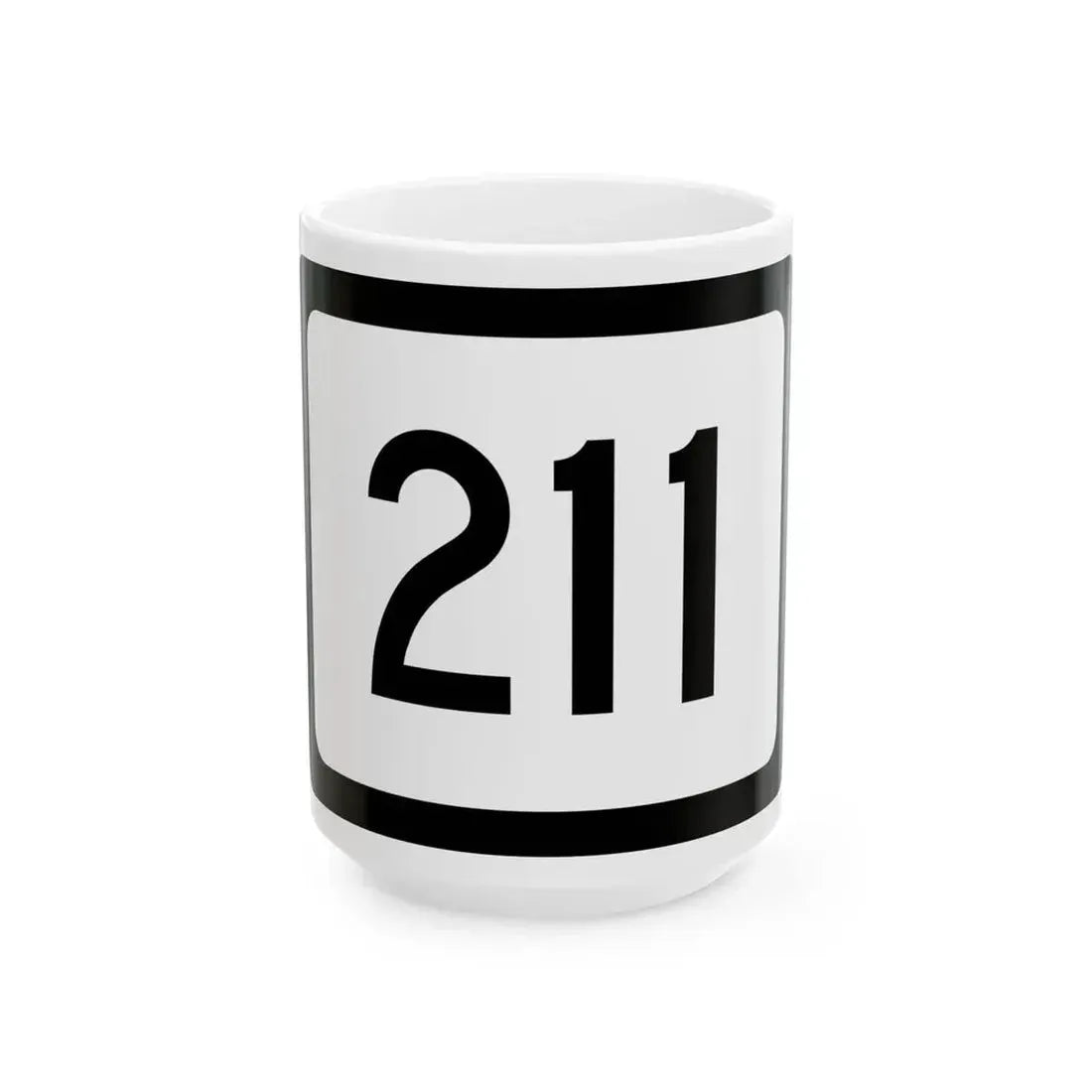 WV-211 (Virginia) (Road Sign) White Coffee Mug 15oz - Go Mug Yourself