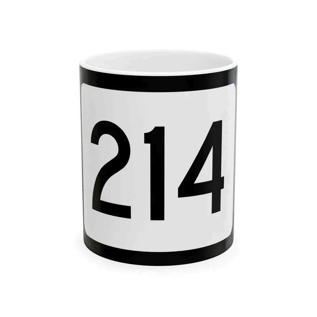 WV-214 (Virginia) (Road Sign) White Coffee Mug 11oz - Go Mug Yourself