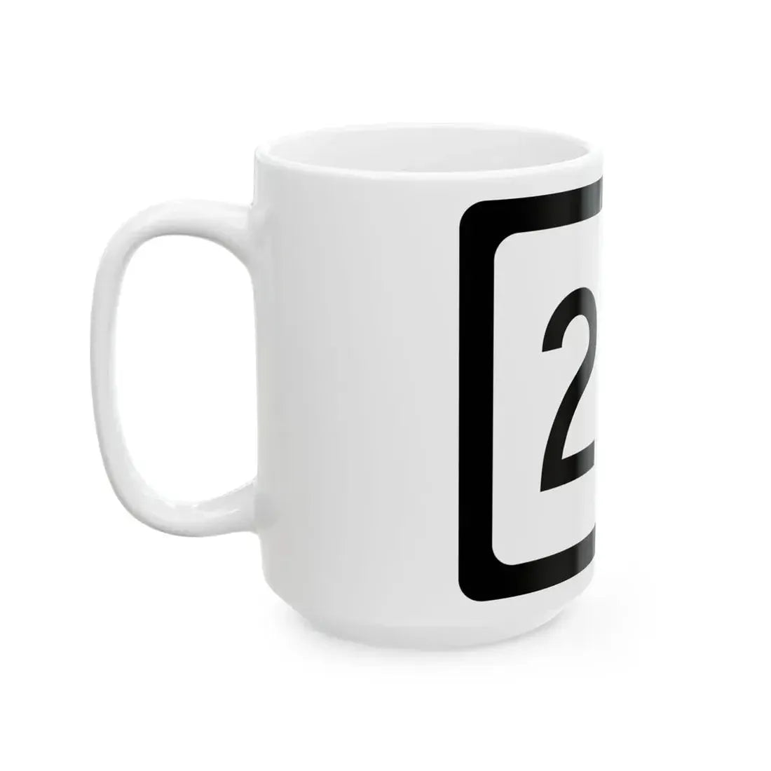 WV-214 (Virginia) (Road Sign) White Coffee Mug - Go Mug Yourself