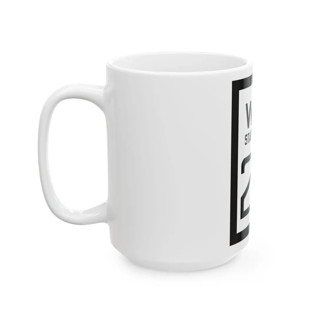 WV-22 1922 (Virginia) (Road Sign) White Coffee Mug - Go Mug Yourself