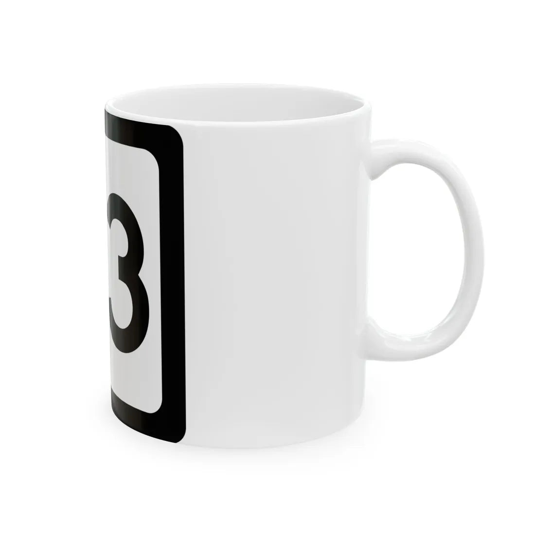 WV-23 (Virginia) (Road Sign) White Coffee Mug - Go Mug Yourself