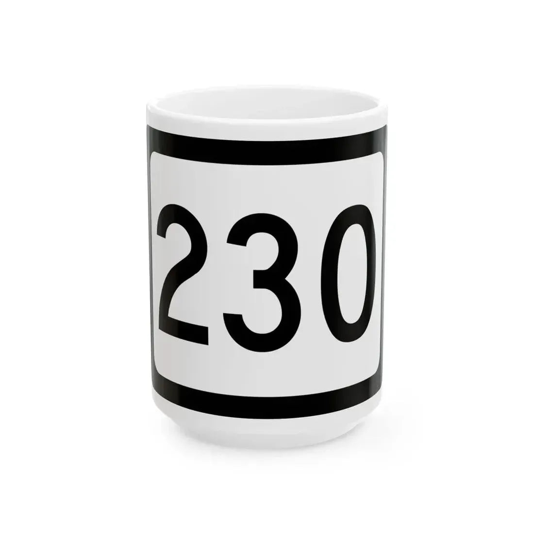 WV-230 (Virginia) (Road Sign) White Coffee Mug 15oz - Go Mug Yourself