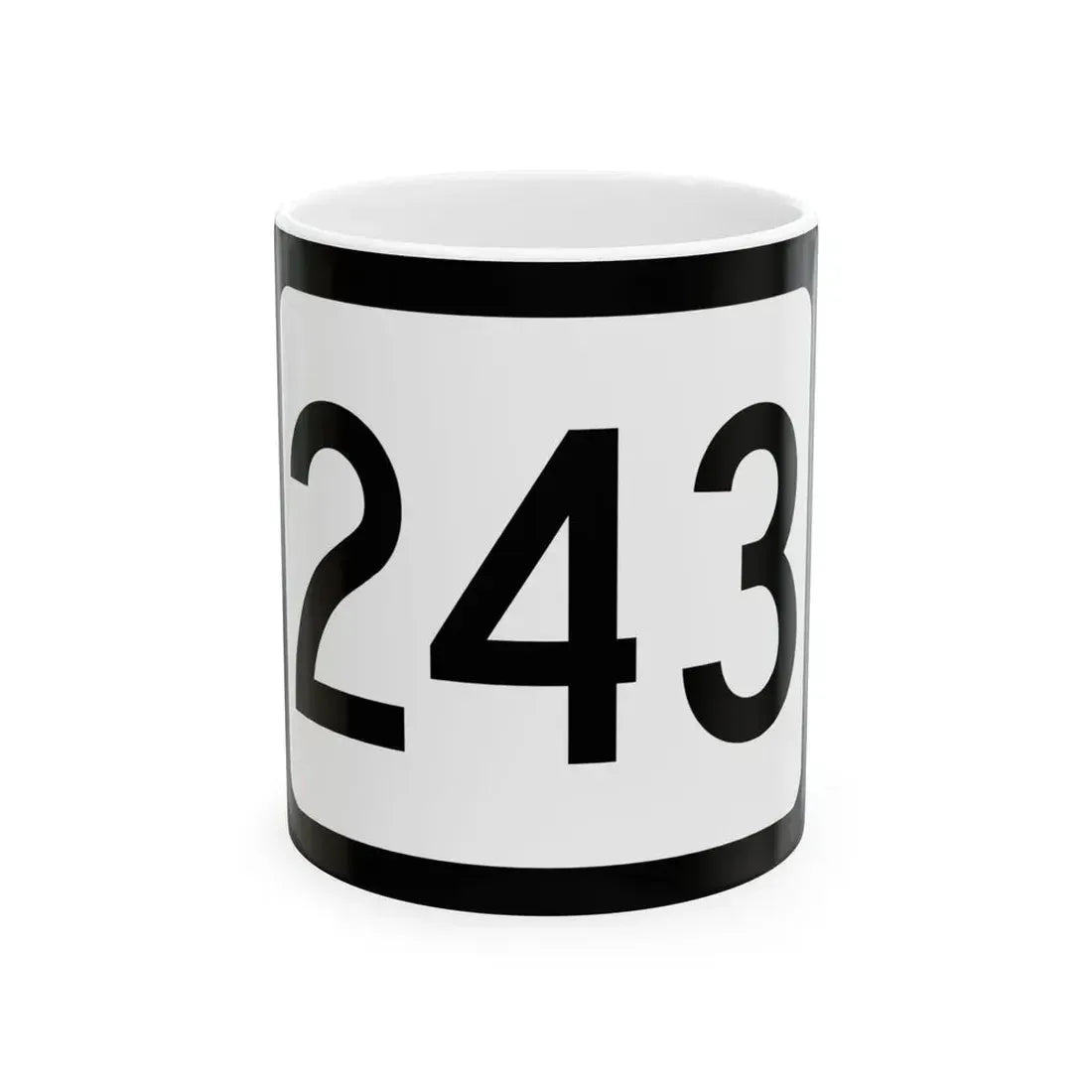 WV-243 (Virginia) (Road Sign) White Coffee Mug 11oz - Go Mug Yourself