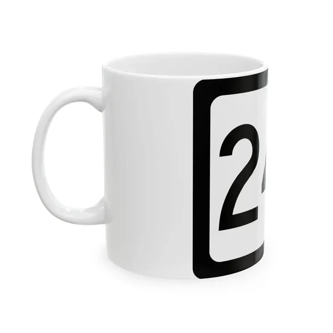 WV-243 (Virginia) (Road Sign) White Coffee Mug - Go Mug Yourself