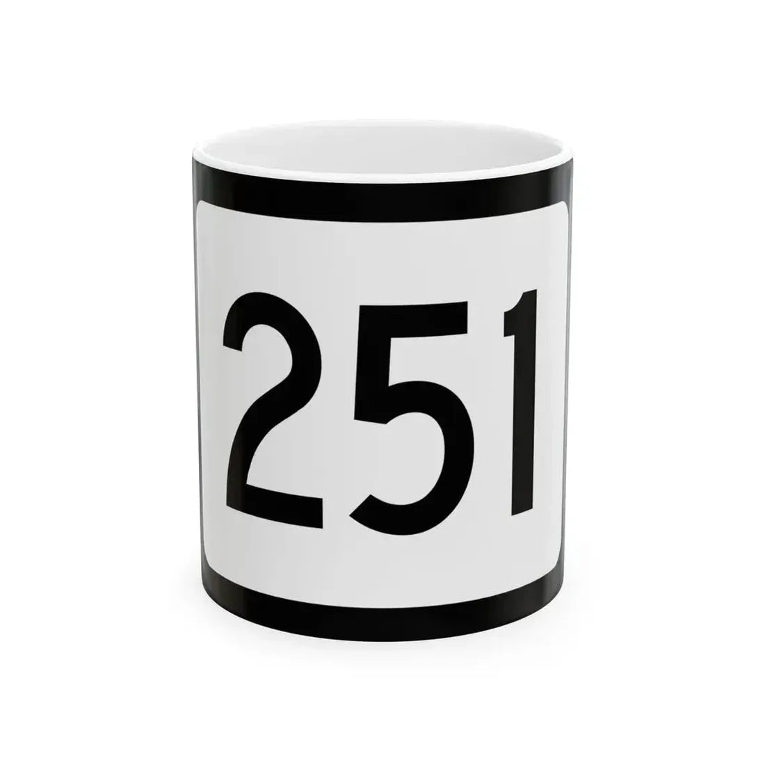 WV-251 (Virginia) (Road Sign) White Coffee Mug 11oz - Go Mug Yourself