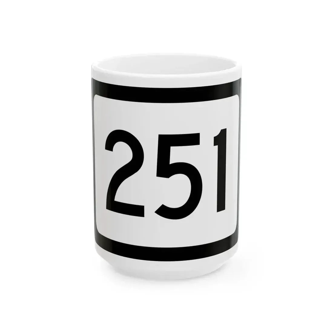 WV-251 (Virginia) (Road Sign) White Coffee Mug 15oz - Go Mug Yourself