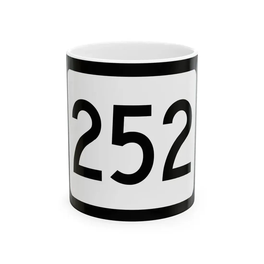 WV-252 (Virginia) (Road Sign) White Coffee Mug 11oz - Go Mug Yourself