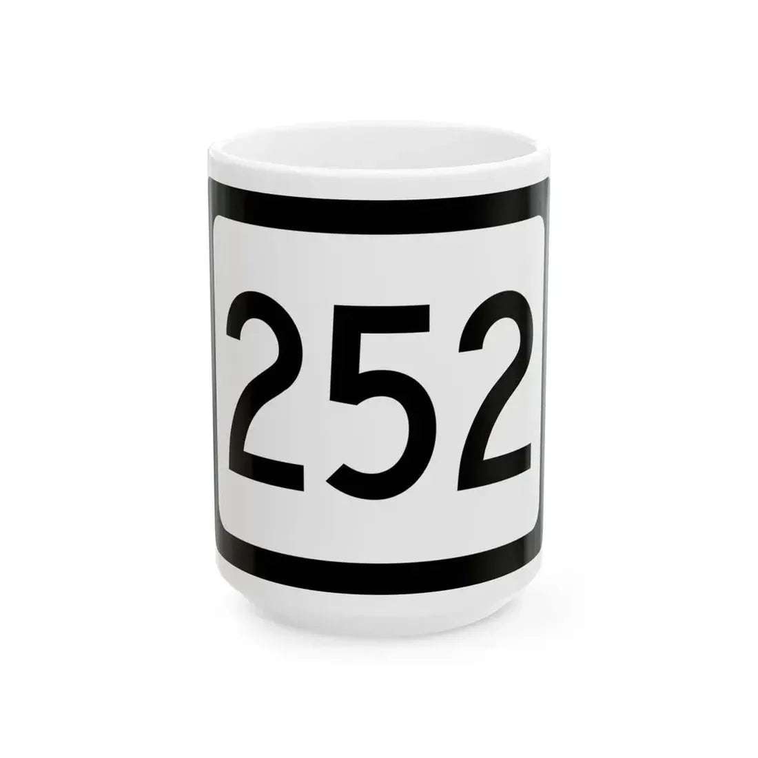 WV-252 (Virginia) (Road Sign) White Coffee Mug 15oz - Go Mug Yourself