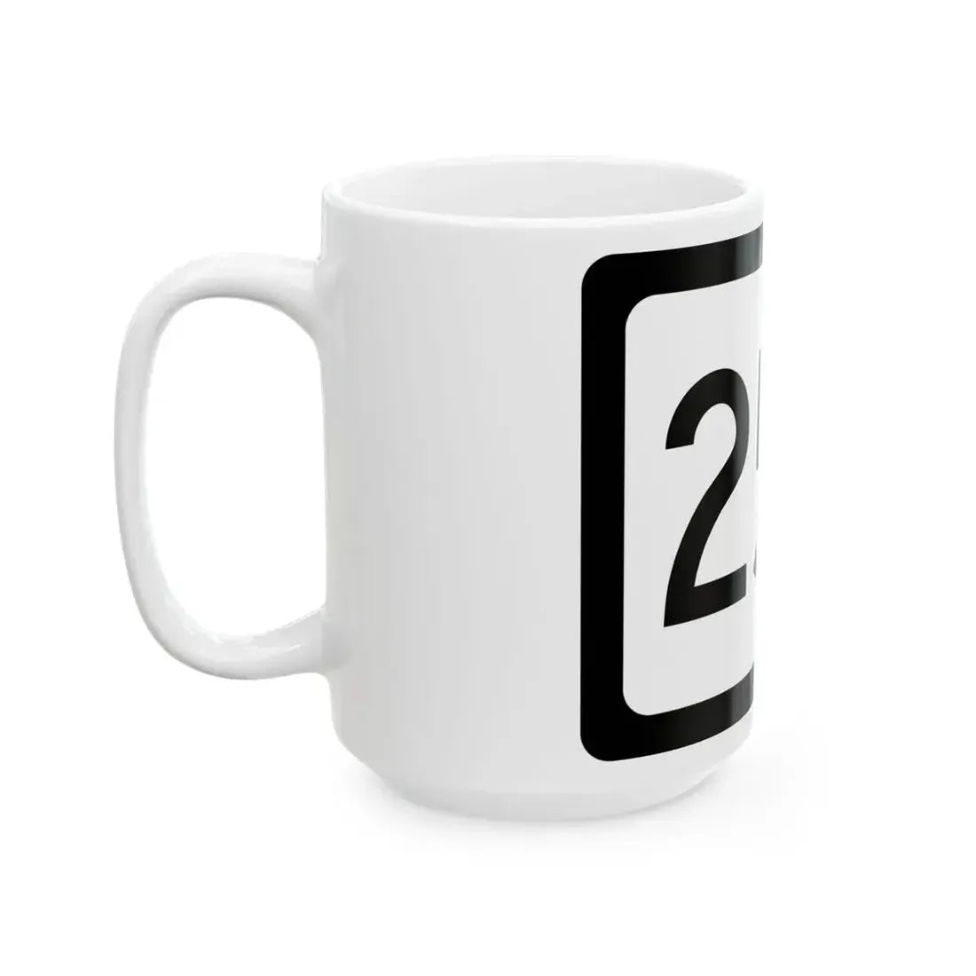 WV-252 (Virginia) (Road Sign) White Coffee Mug - Go Mug Yourself