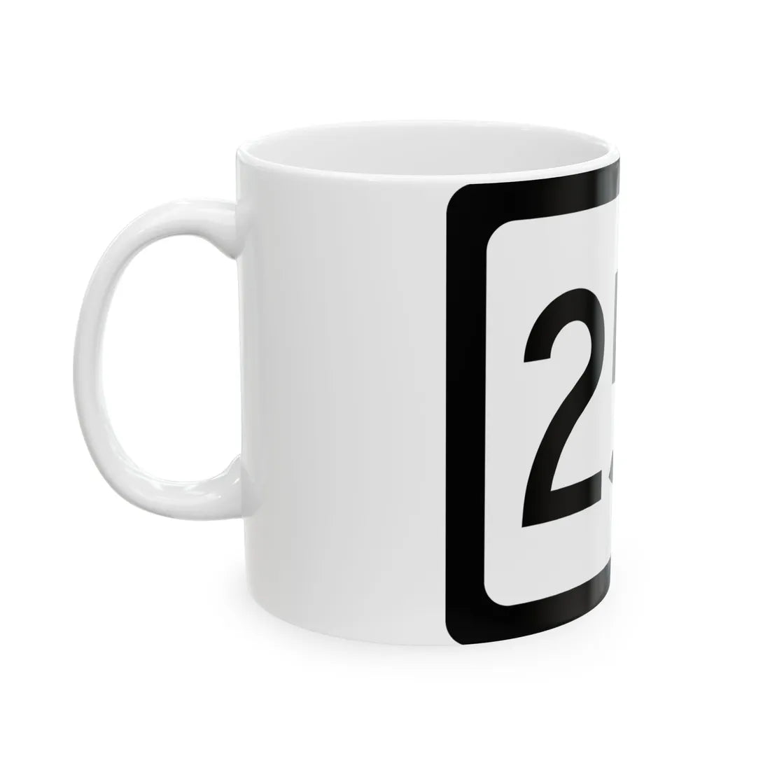 WV-259 (Virginia) (Road Sign) White Coffee Mug - Go Mug Yourself