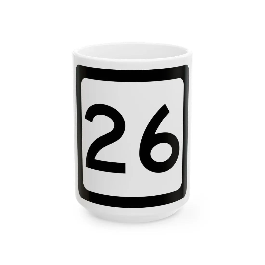 WV-26 (Virginia) (Road Sign) White Coffee Mug 15oz - Go Mug Yourself