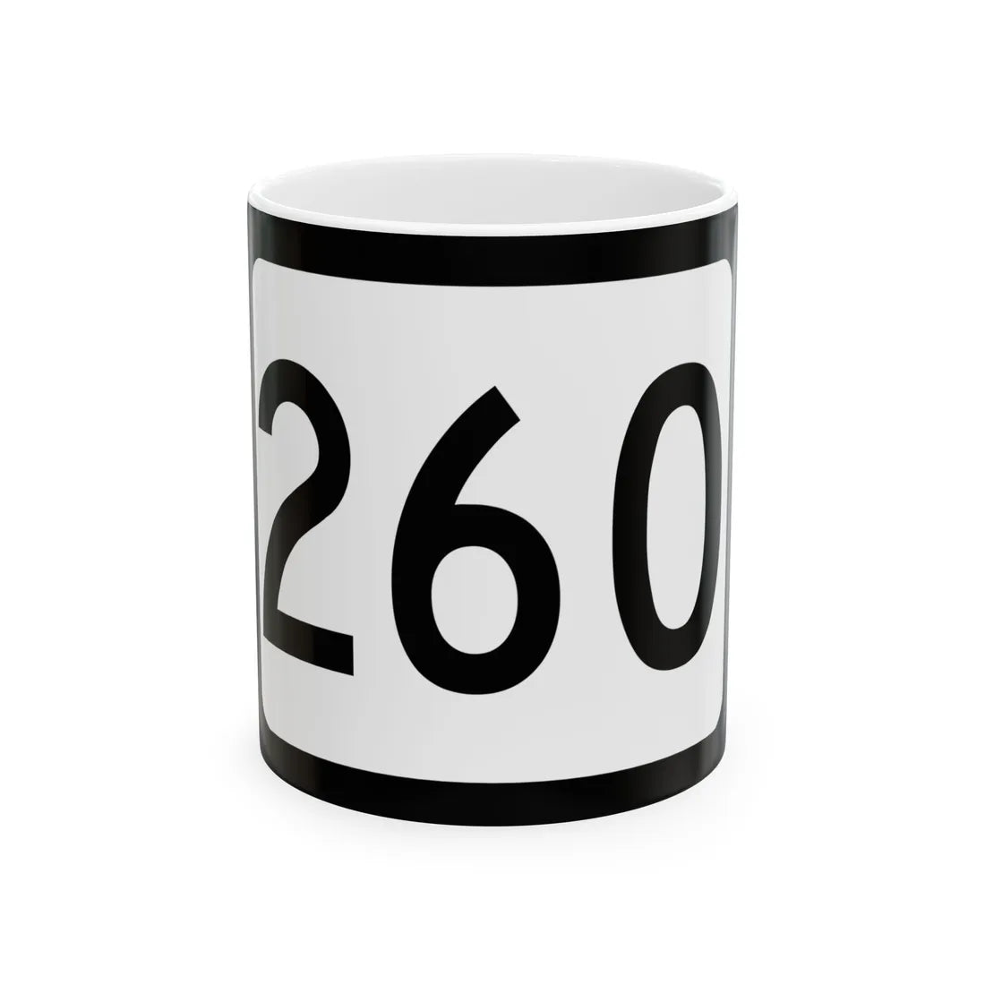 WV-260 (Virginia) (Road Sign) White Coffee Mug 11oz - Go Mug Yourself
