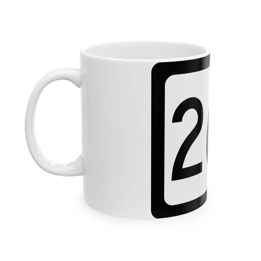 WV-268 (Virginia) (Road Sign) White Coffee Mug - Go Mug Yourself