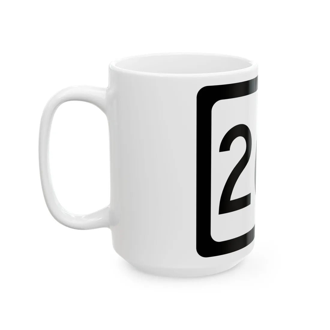 WV-268 (Virginia) (Road Sign) White Coffee Mug - Go Mug Yourself