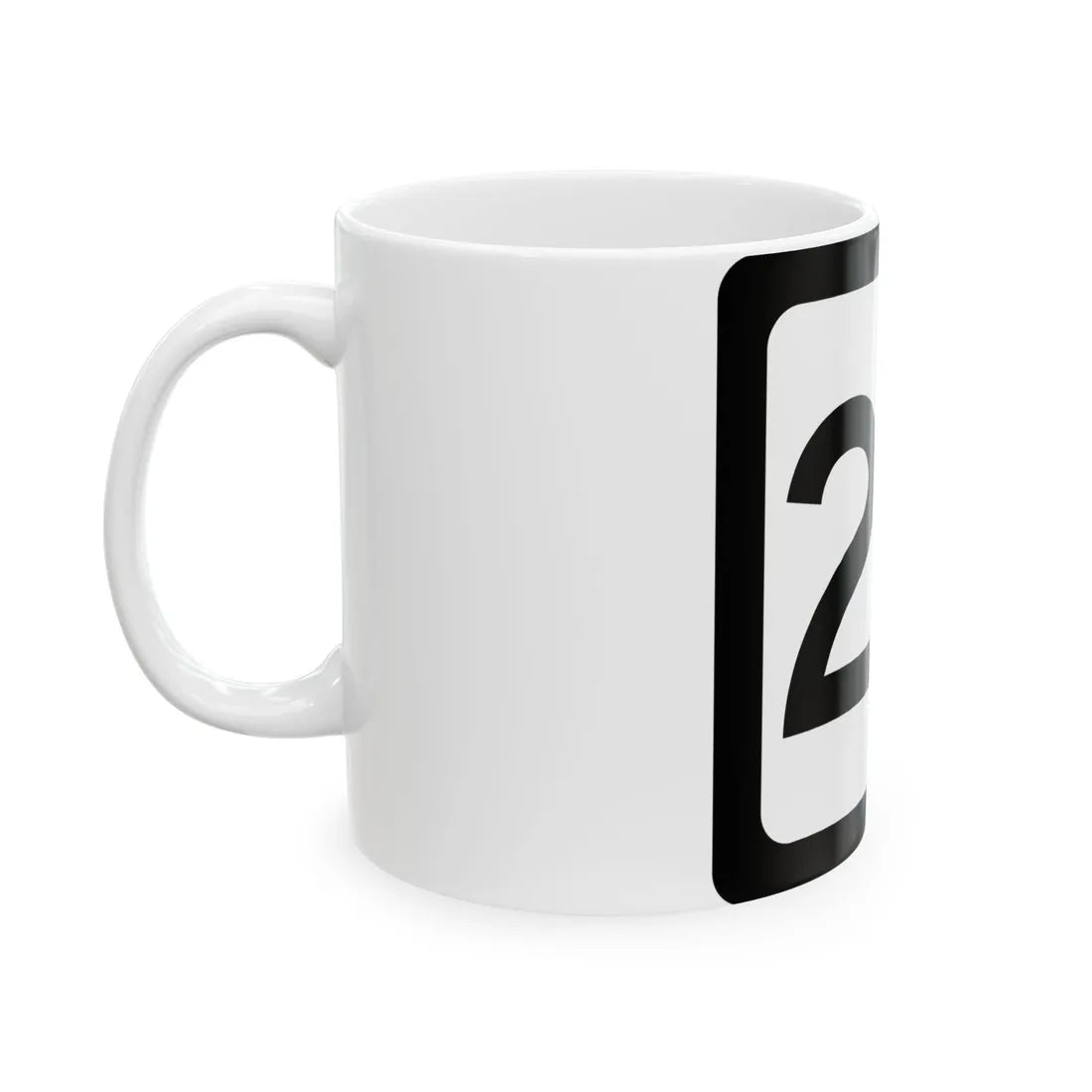 WV-28 (Virginia) (Road Sign) White Coffee Mug - Go Mug Yourself