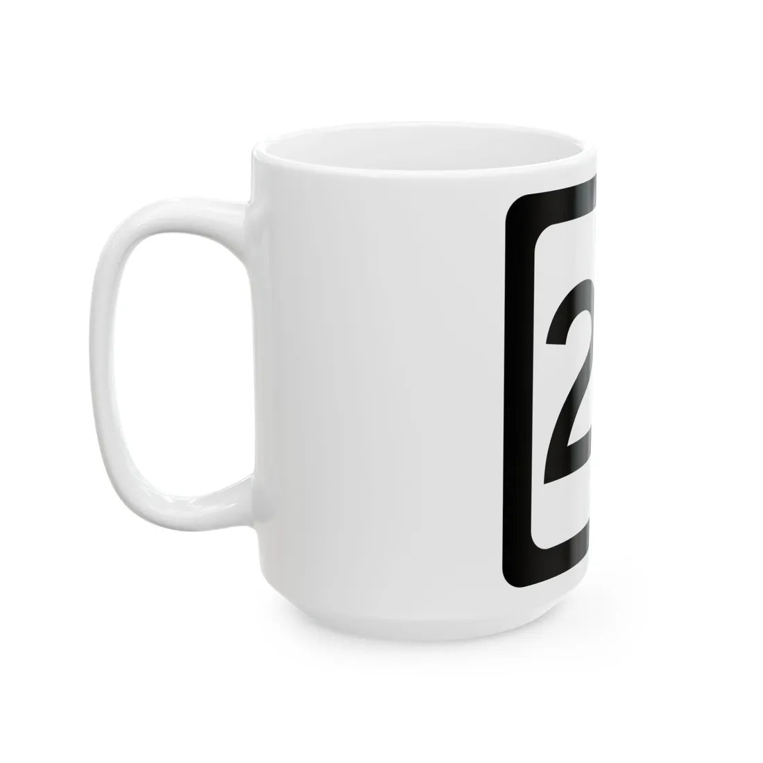 WV-28 (Virginia) (Road Sign) White Coffee Mug - Go Mug Yourself