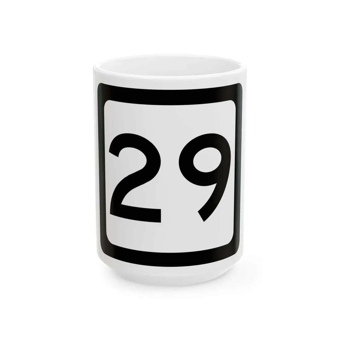WV-29 (Virginia) (Road Sign) White Coffee Mug 15oz - Go Mug Yourself