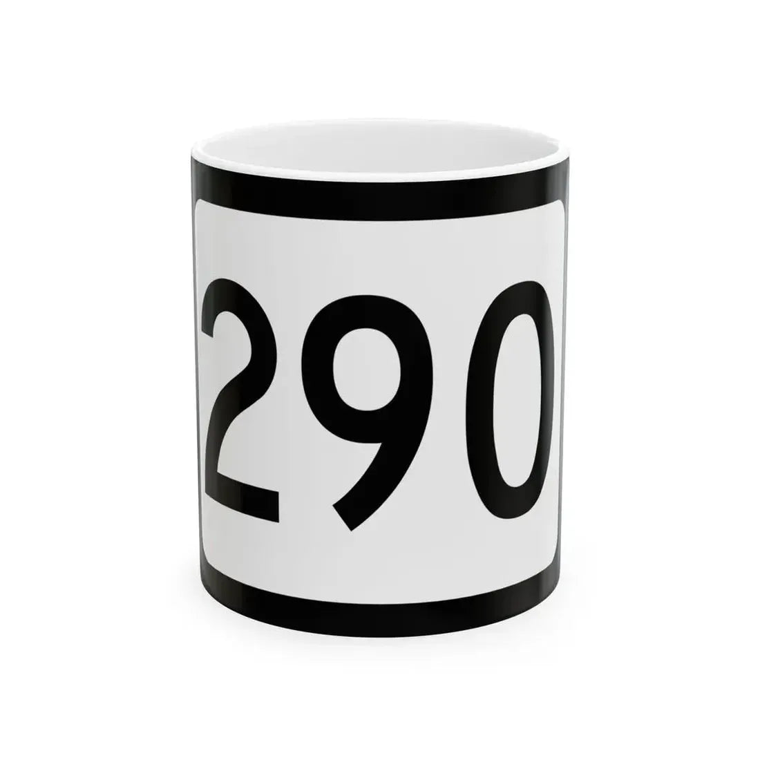 WV-290 (Virginia) (Road Sign) White Coffee Mug 11oz - Go Mug Yourself