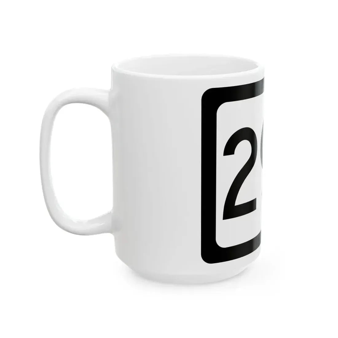 WV-290 (Virginia) (Road Sign) White Coffee Mug - Go Mug Yourself