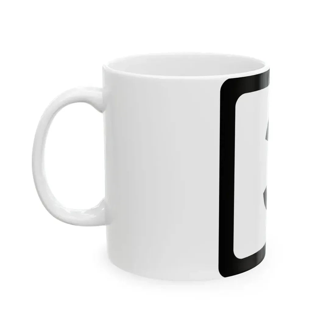WV-3 (Virginia) (Road Sign) White Coffee Mug - Go Mug Yourself