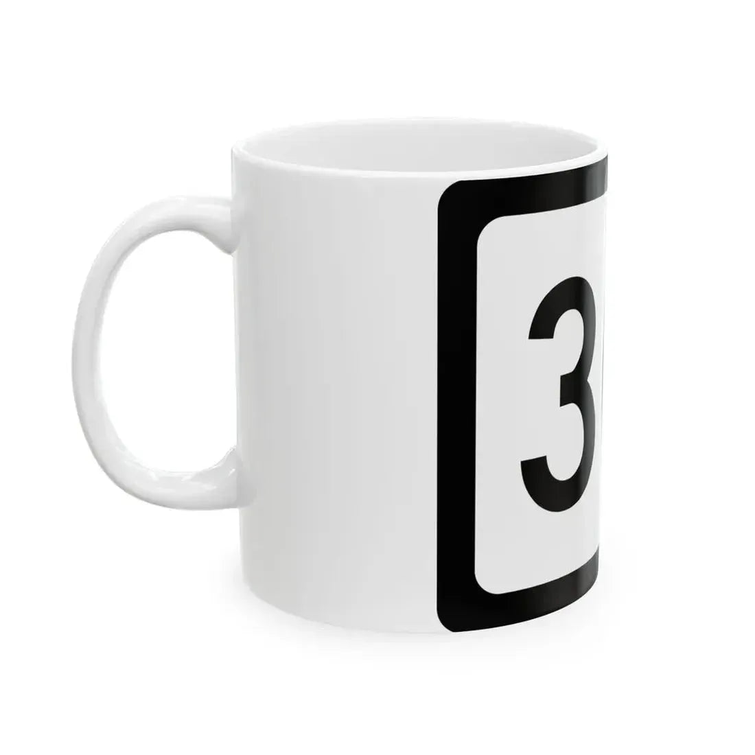 WV-301 (Virginia) (Road Sign) White Coffee Mug - Go Mug Yourself