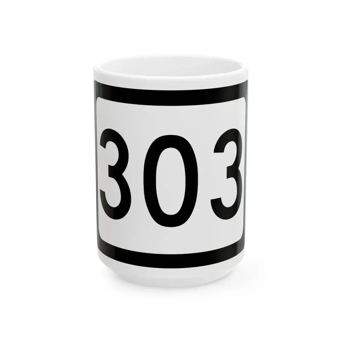 WV-303 (Virginia) (Road Sign) White Coffee Mug 15oz - Go Mug Yourself