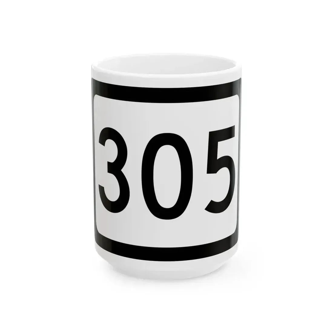WV-305 (Virginia) (Road Sign) White Coffee Mug 15oz - Go Mug Yourself
