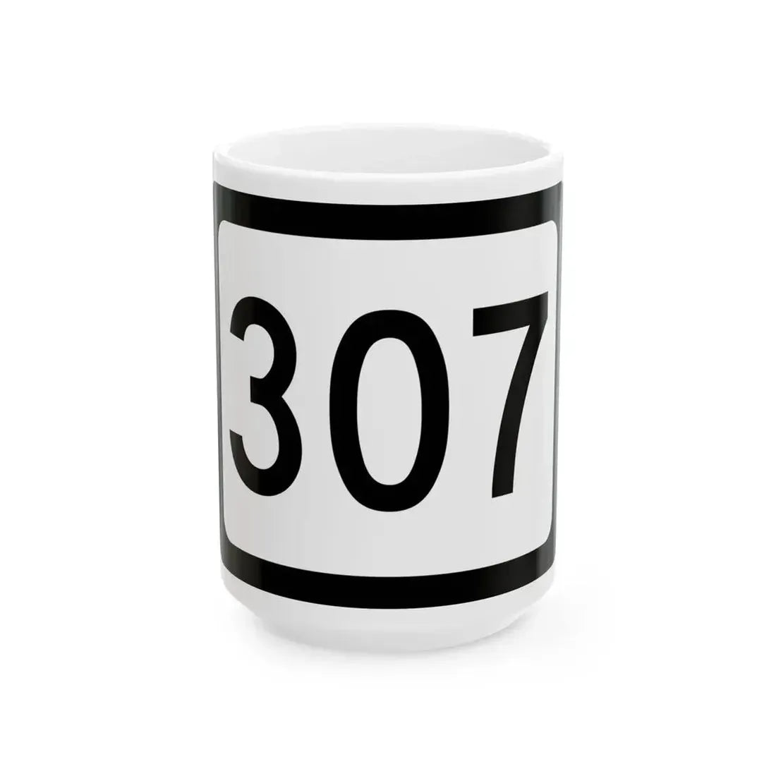 WV-307 (Virginia) (Road Sign) White Coffee Mug 15oz - Go Mug Yourself