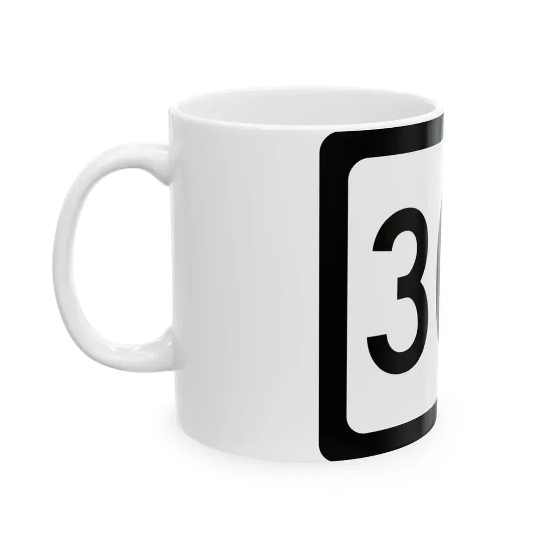 WV-307 (Virginia) (Road Sign) White Coffee Mug - Go Mug Yourself