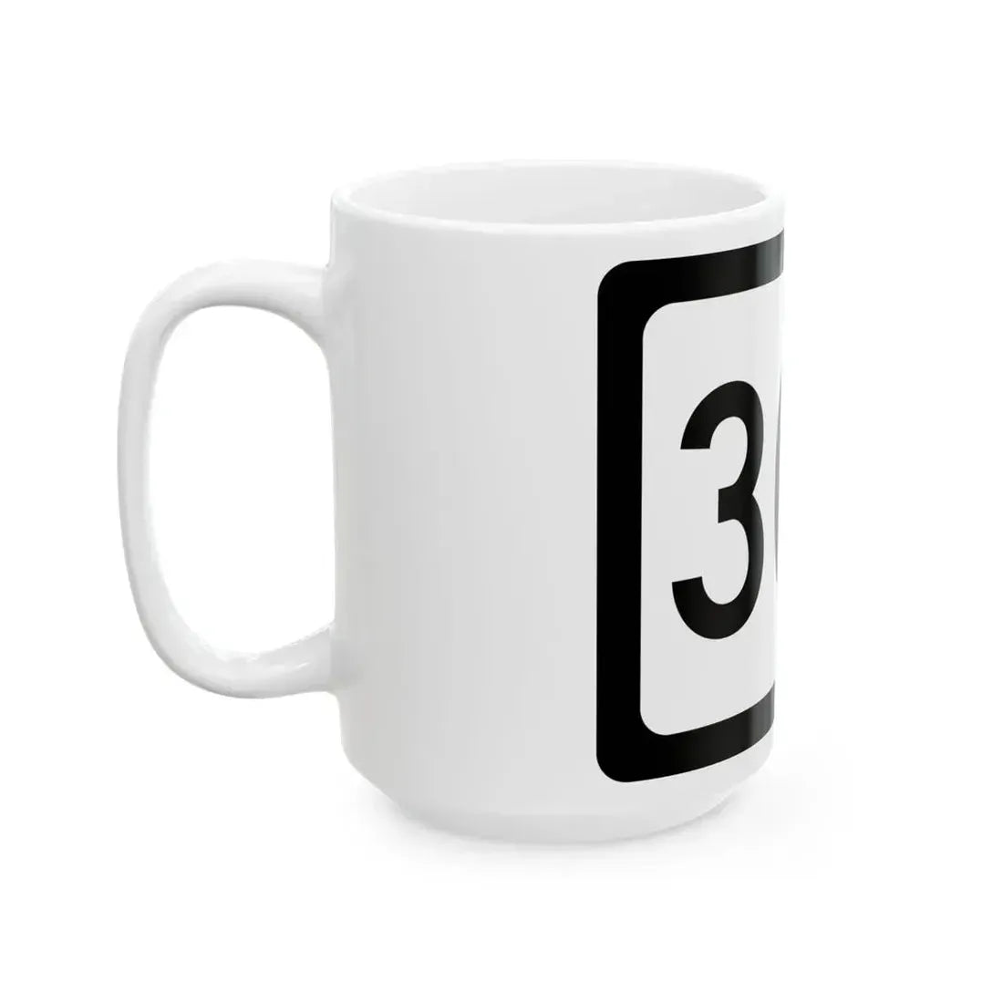 WV-307 (Virginia) (Road Sign) White Coffee Mug - Go Mug Yourself