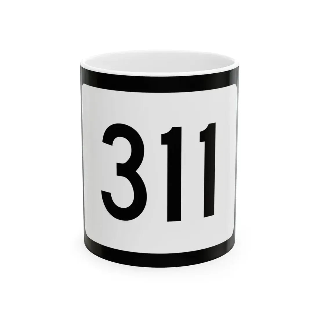 WV-311 (Virginia) (Road Sign) White Coffee Mug 11oz - Go Mug Yourself