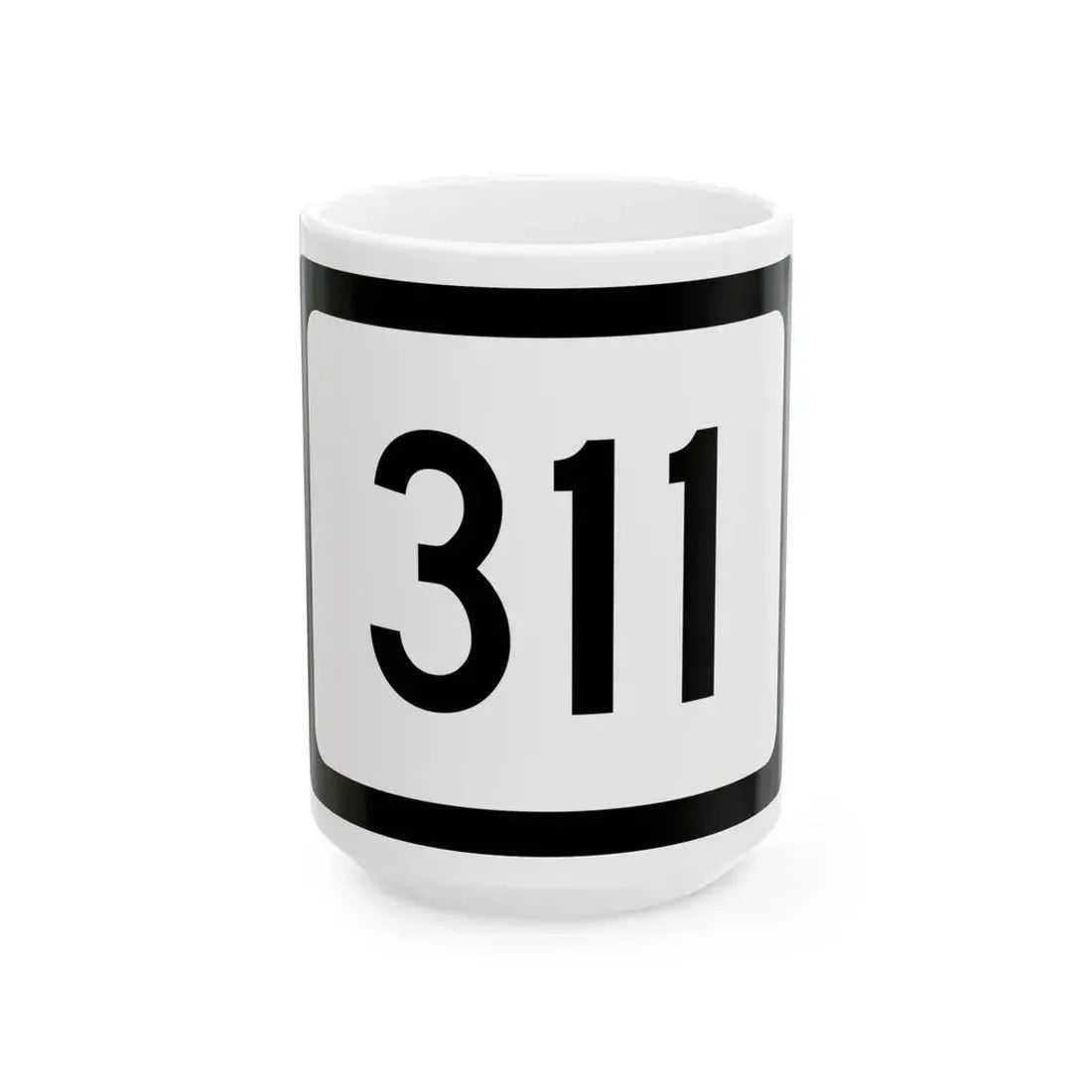 WV-311 (Virginia) (Road Sign) White Coffee Mug 15oz - Go Mug Yourself