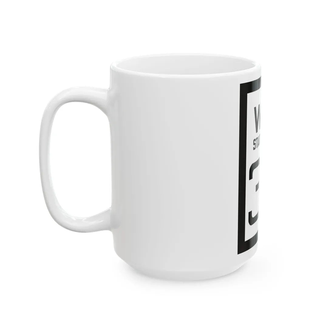 WV-32 1922 (Virginia) (Road Sign) White Coffee Mug - Go Mug Yourself