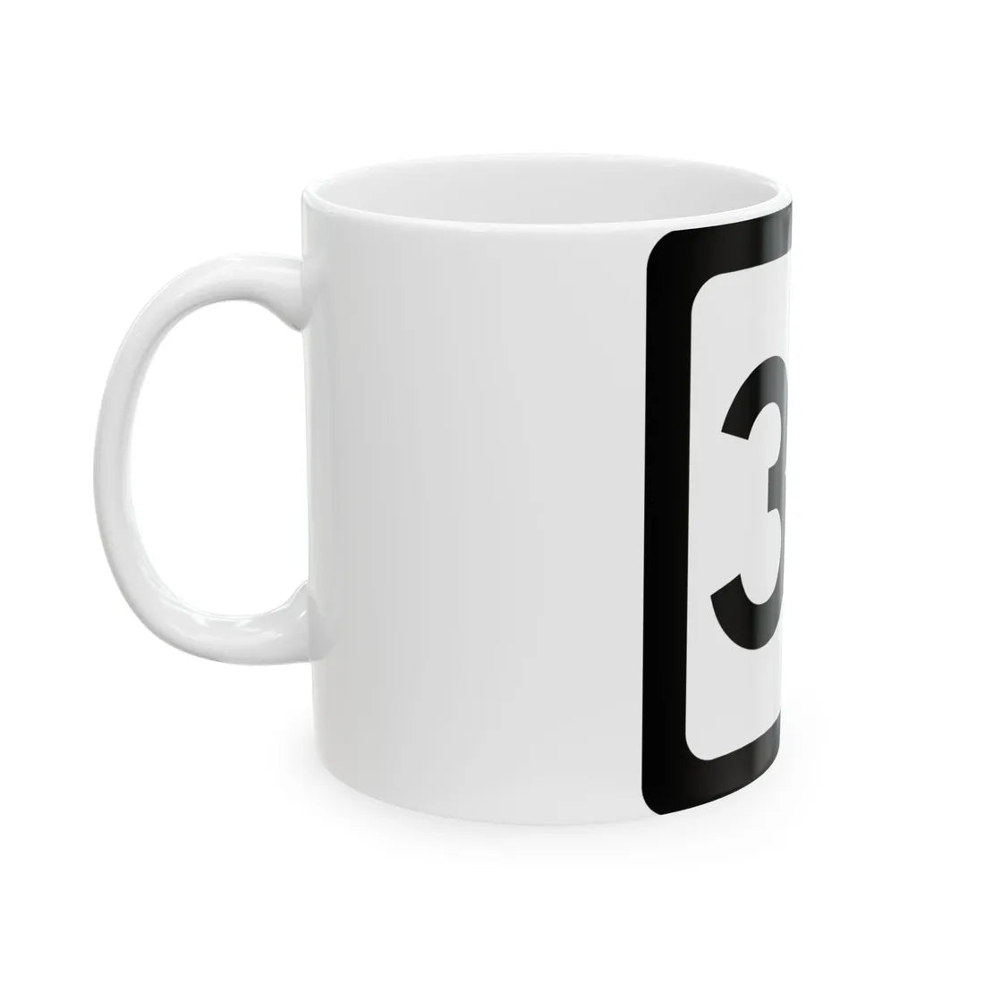 WV-33 (Virginia) (Road Sign) White Coffee Mug - Go Mug Yourself