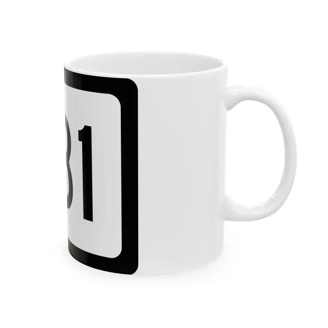 WV-331 (Virginia) (Road Sign) White Coffee Mug - Go Mug Yourself