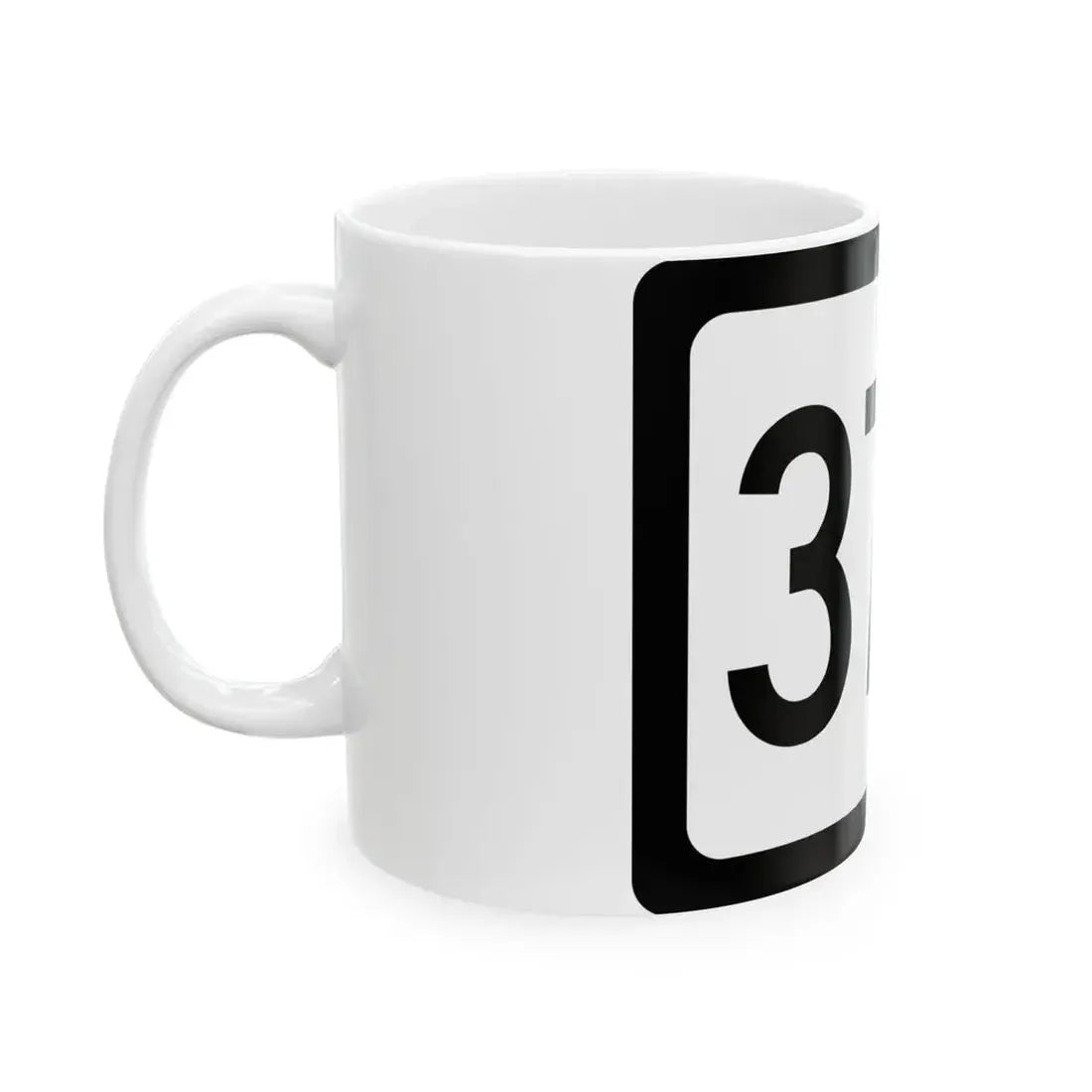 WV-372 (Virginia) (Road Sign) White Coffee Mug - Go Mug Yourself