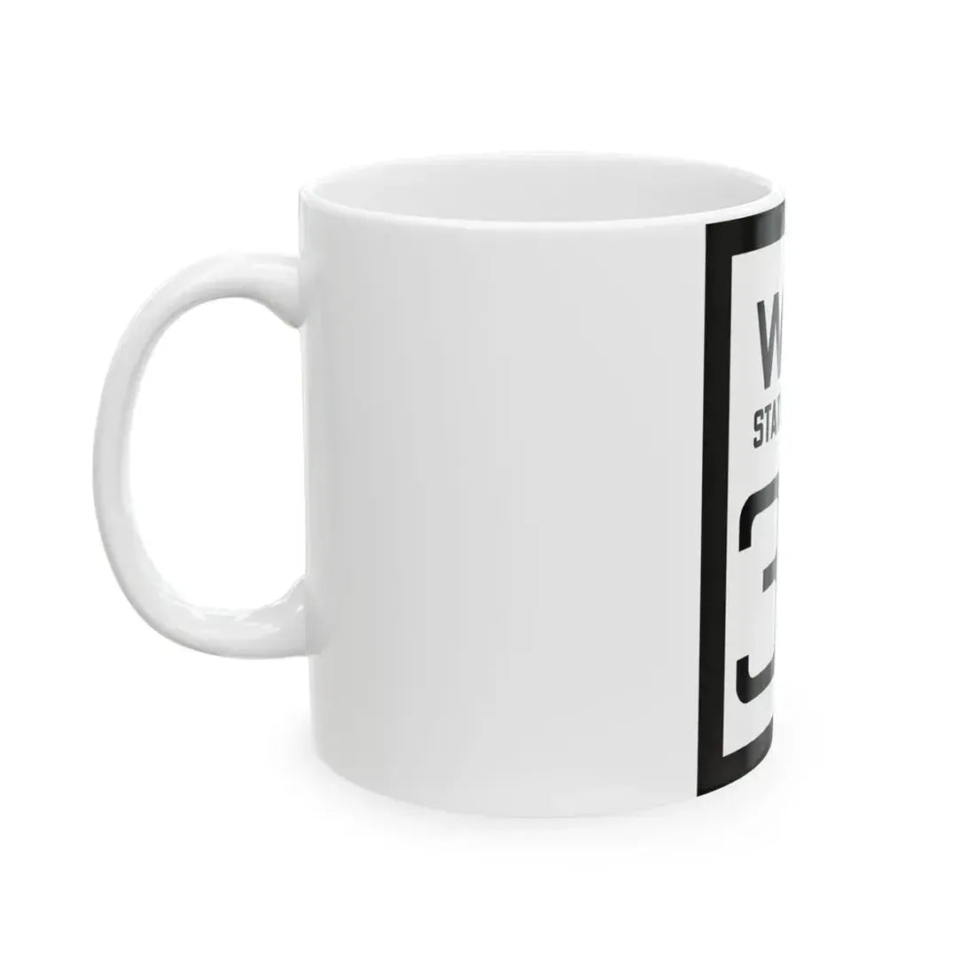 WV-38 1922 (Virginia) (Road Sign) White Coffee Mug - Go Mug Yourself
