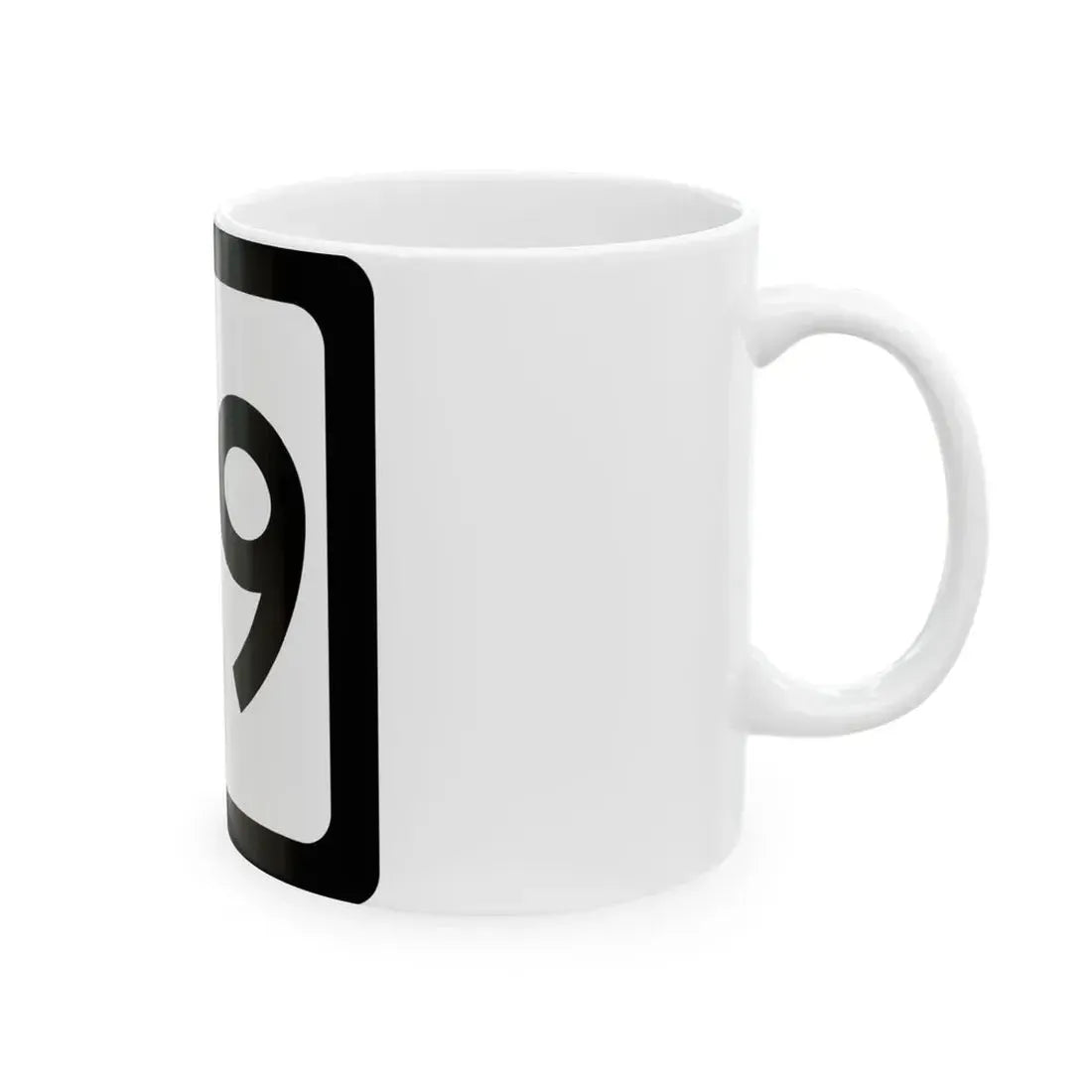 WV-39 (Virginia) (Road Sign) White Coffee Mug - Go Mug Yourself