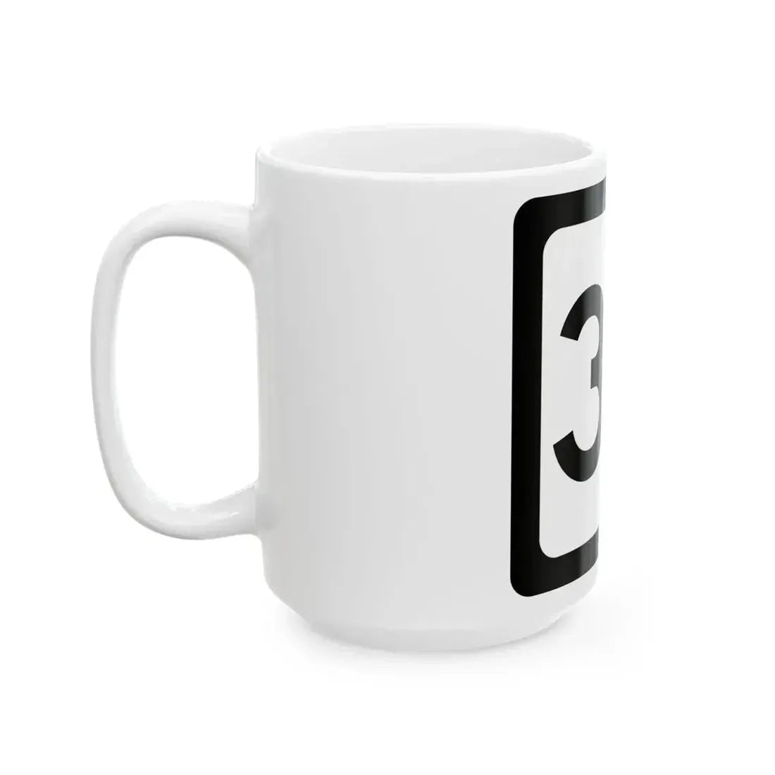 WV-39 (Virginia) (Road Sign) White Coffee Mug - Go Mug Yourself