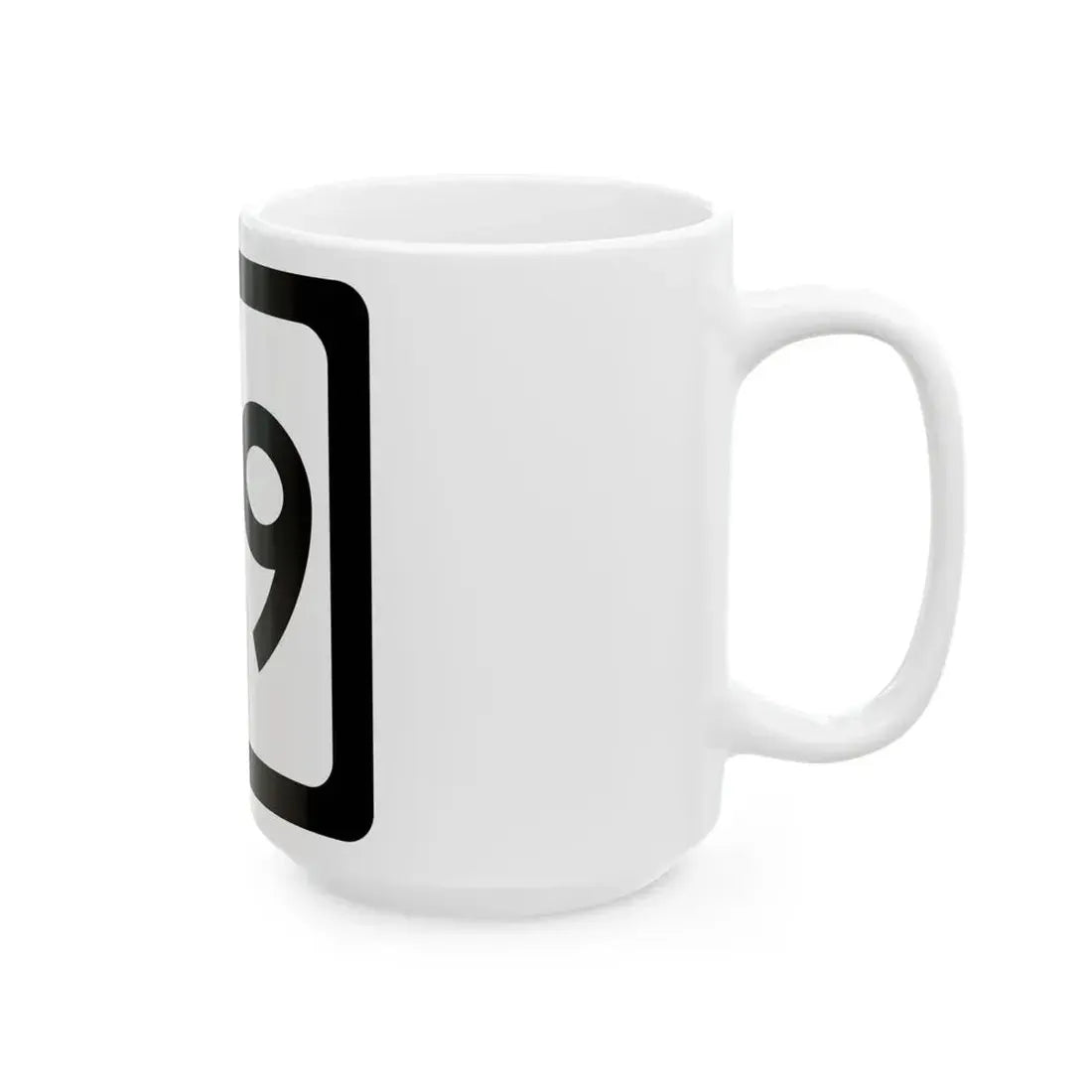 WV-39 (Virginia) (Road Sign) White Coffee Mug - Go Mug Yourself