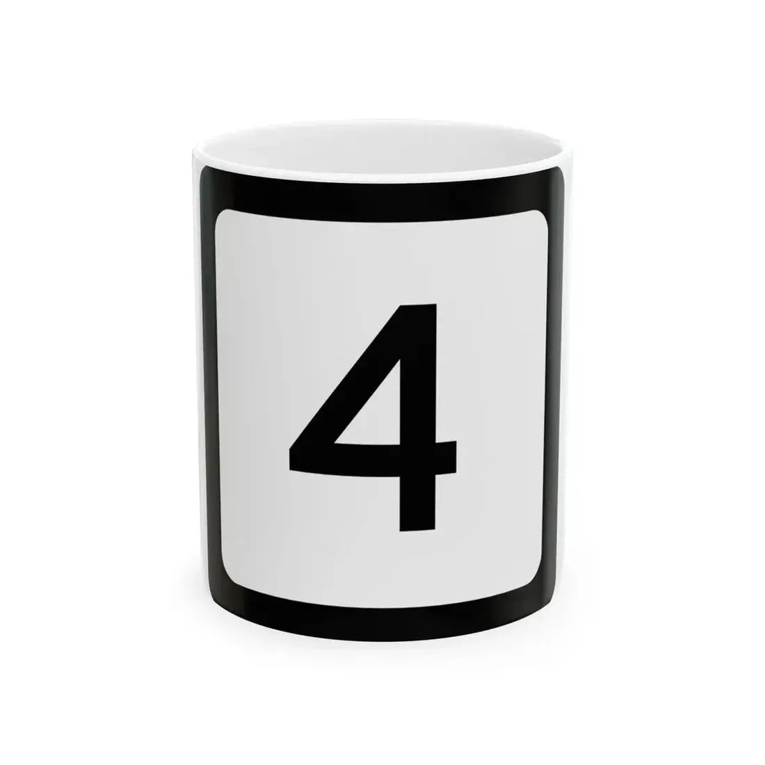 WV-4 (Virginia) (Road Sign) White Coffee Mug 11oz - Go Mug Yourself
