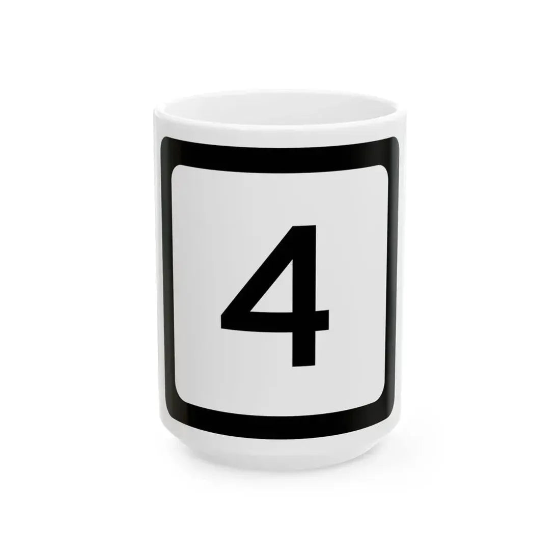 WV-4 (Virginia) (Road Sign) White Coffee Mug 15oz - Go Mug Yourself
