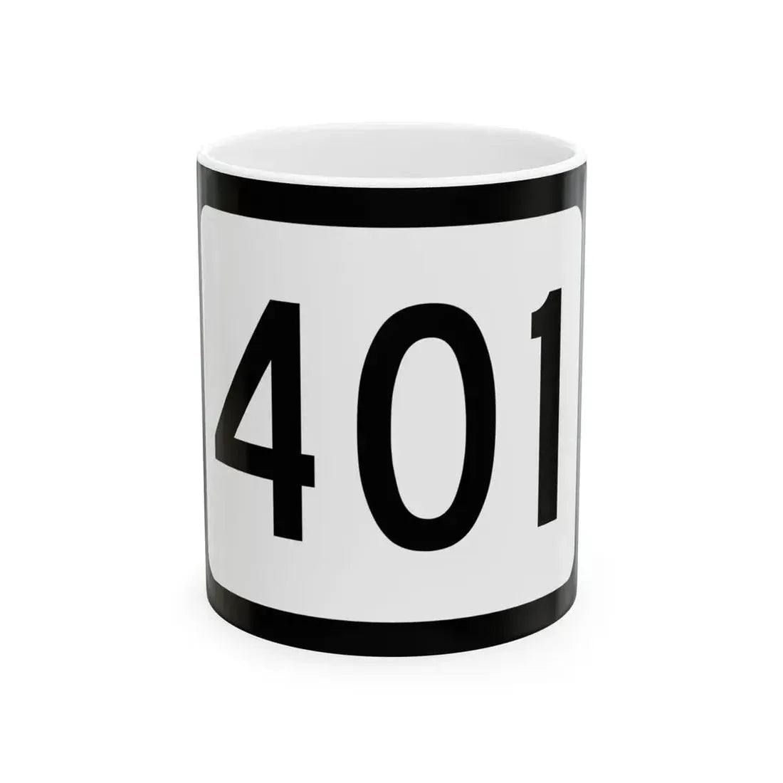 WV-401 (Virginia) (Road Sign) White Coffee Mug 11oz - Go Mug Yourself